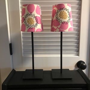 Set of Lamps with Shades